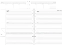 2027 TUL® Discbound Weekly/Monthly Planner Refill Pages, Letter Size, January To December