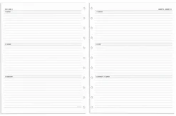 2027 TUL® Discbound Weekly/Monthly Planner Refill Pages, Letter Size, January To December