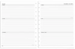 2026 TUL® Discbound Weekly/Monthly Planner Refill Pages, Letter Size, January To December