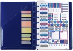 2026-2027 TUL® Discbound Weekly/Monthly Student Planner, Junior Size, Blue, July To June