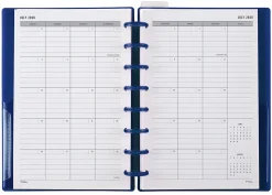 2026-2027 TUL® Discbound Weekly/Monthly Student Planner, Junior Size, Blue, July To June