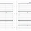 2027 TUL® Discbound Weekly Planner Refill Pages Set, Junior Size, January To December, Total Qty 1