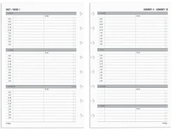 2027 TUL® Discbound Weekly Planner Refill Pages Set, Junior Size, January To December, Total Qty 1