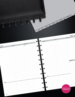 2027 TUL® Discbound Weekly Planner Refill Pages Set, Letter Size, January To December, Total Qty 1, TULLTFLRUTIMRY27