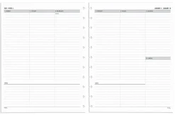 2027 TUL® Discbound Weekly Planner Refill Pages Set, Letter Size, January To December, Total Qty 1, TULLTFLRUTIMRY27