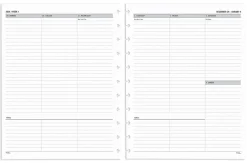 2026 TUL® Discbound Weekly Planner Refill Pages, Letter Size, January To December, TULLTFLRUTIMRY26