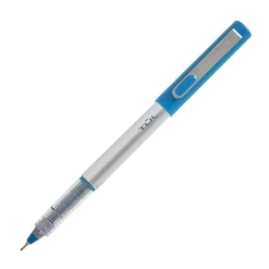 TUL® Fineliner Felt-Tip Pen, Ultra-Fine, 0.4 mm, Silver Barrel, Assorted Ink Colors, Pack Of 12 Pens