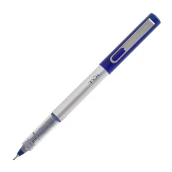TUL® Fineliner Felt-Tip Pen, Ultra-Fine, 0.4 mm, Silver Barrel, Assorted Ink Colors, Pack Of 12 Pens