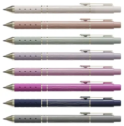 TUL® GL Series Retractable Gel Pens, Medium Point, 0.8 mm, Assorted Barrel Colors With Gold Lines, Assorted Metallic Ink, Pack Of 8 Pens