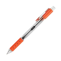 TUL® GL Series Retractable Gel Pens, Medium Point, 0.7 mm, Sliver Barrel, Assorted Standard Inks, Pack Of 8 Pens