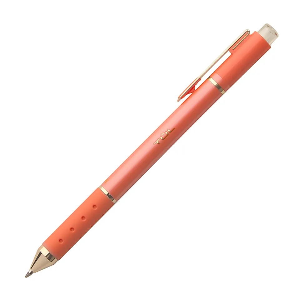 TUL® GL Series Retractable Gel Pens, Medium Point, 0.8 mm, Assorted Barrel Colors, Assorted Deep Metallic Inks, Pack Of 8 Pens