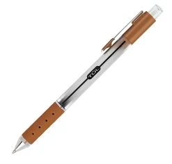 TUL® GL Series Retractable Gel Pens, Medium Point, 0.7 mm, Pearl White Barrel, Blue Ink, Pack Of 4 Pens