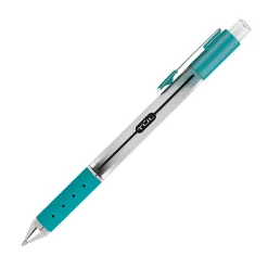 TUL® GL Series Retractable Gel Pens, Medium Point, 0.7 mm, Silver Barrel, Assorted Bright Inks, Pack Of 8 Pens