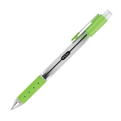 TUL® GL Series Retractable Gel Pens, Medium Point, 0.7 mm, Silver Barrel, Assorted Bright Inks, Pack Of 8 Pens
