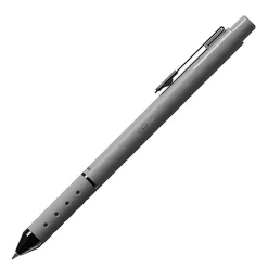 TUL® GL Series Retractable Gel Pens, Medium Point, 0.7 mm, Assorted Gunmetal Barrel Colors, Black Ink, Pack Of 4 Pens