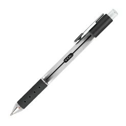 TUL® GL Series Retractable Gel Pens, Fine Point, 0.5 mm, Silver Barrel, Assorted Bright Inks, Pack Of 8 Pens