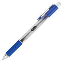 TUL® GL Series Retractable Gel Pens, Medium Point, 0.7 mm, Silver Barrel, Assorted Business Inks, Pack Of 12 Pens