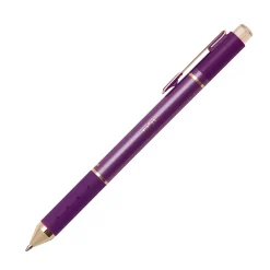 TULĀ® GL Series Retractable Gel Pens, Medium Point, 0.8 mm, Assorted Barrel Colors, Assorted Deep Metallic Inks, Pack Of 4 Pens