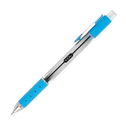 TUL® GL Series Retractable Gel Pens, Needle Point, 0.7 mm, Silver Barrel, Assorted Bright Inks, Pack Of 8 Pens
