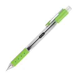 TUL® GL Series Retractable Gel Pens, Needle Point, 0.7 mm, Silver Barrel, Assorted Bright Inks, Pack Of 8 Pens