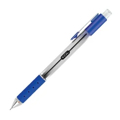 TUL® GL Series Retractable Gel Pens, Needle Point, 0.7 mm, Silver Barrel, Assorted Bright Inks, Pack Of 8 Pens
