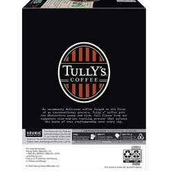 Tully's Coffee Italian Roast Keurig Single-Serve K-Cup Pods, Dark Roast, 24 Pods Per Pack, Case Of 4 Packs