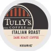 Tully's® Coffee Single-Serve Coffee K-Cup® Pods, Italian Roast, Carton Of 24