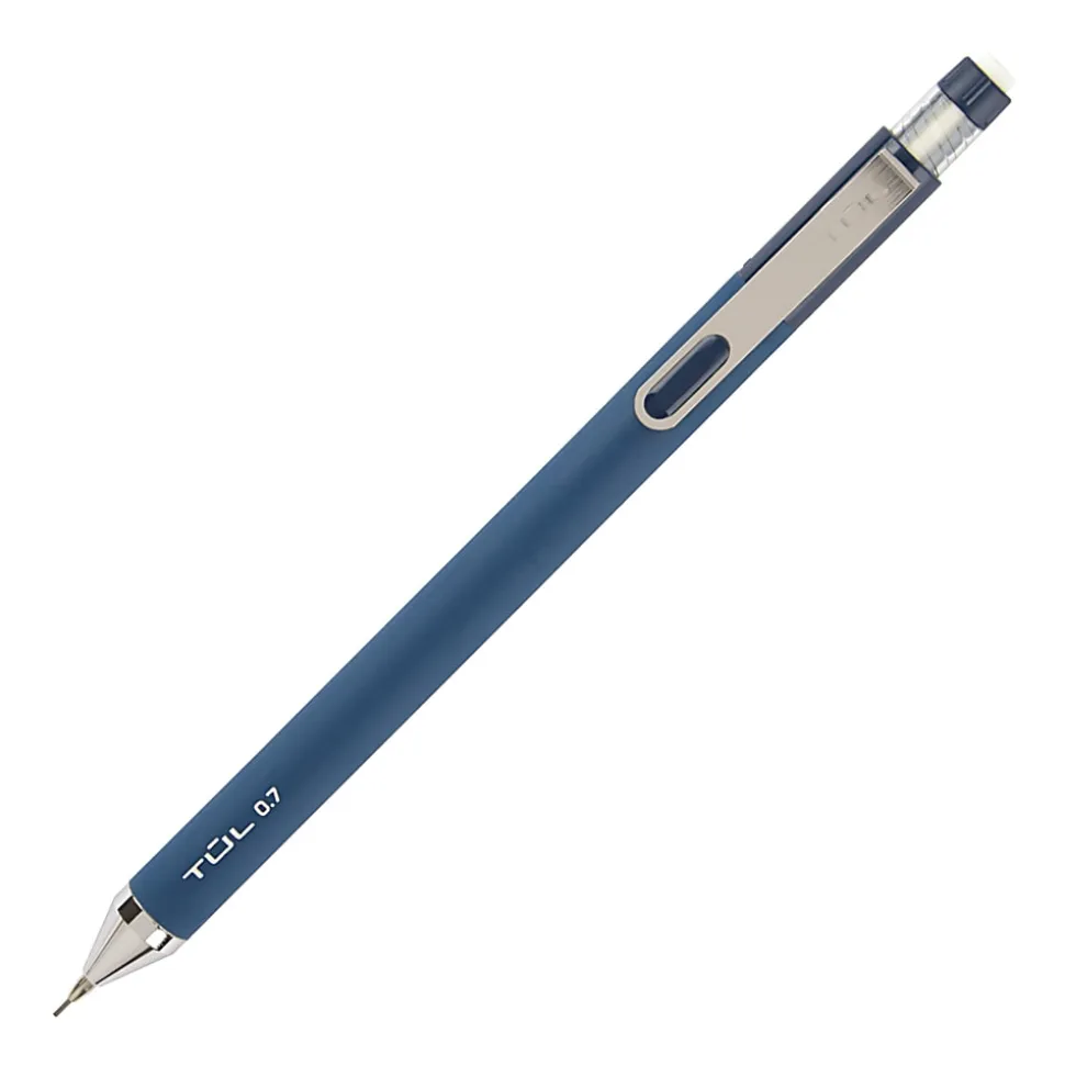 TUL® Mechanical Pencils, 0.7 mm, Black & Navy Barrels, Pack Of 2 Pencils