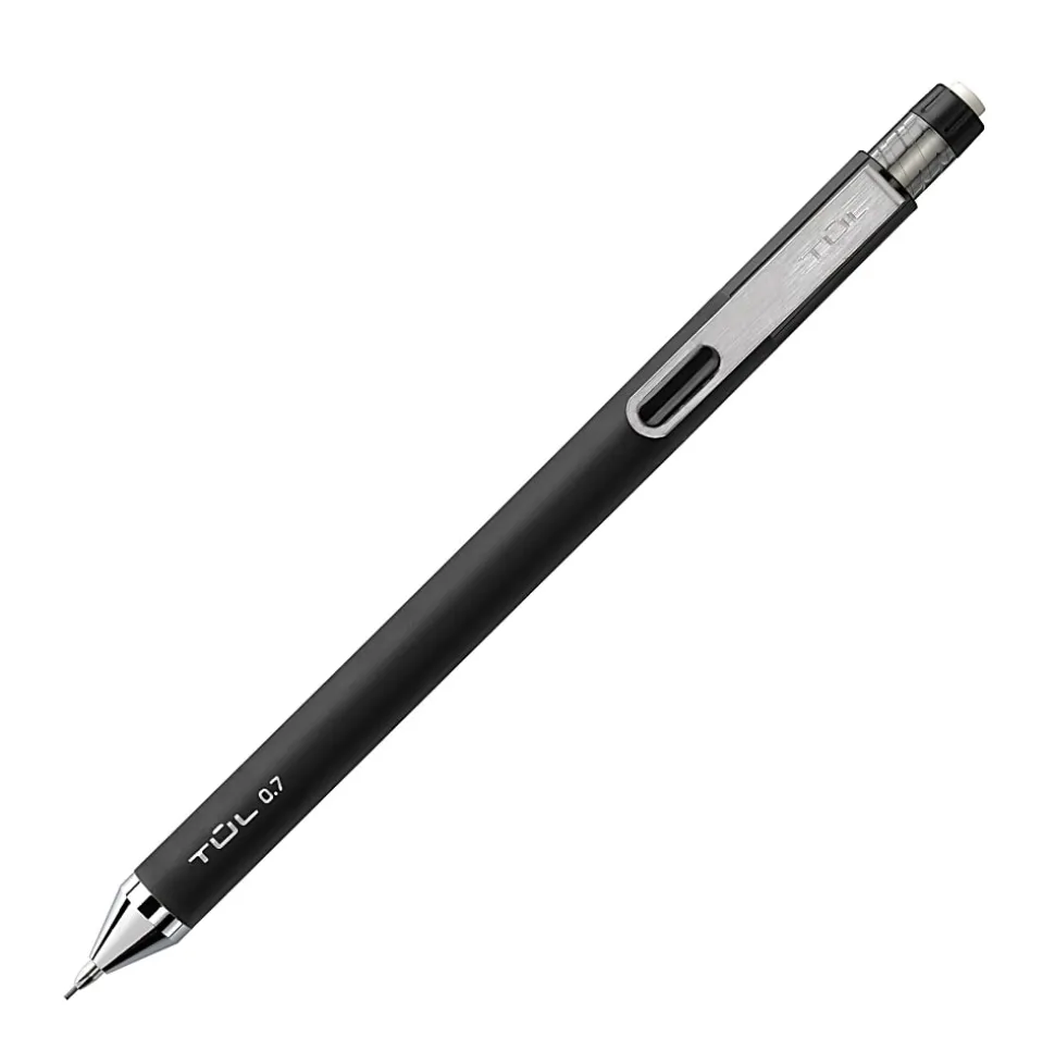 TUL® Mechanical Pencils, 0.7mm, Black Barrel, Pack Of 2 Pencils