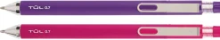 TUL® Mechanical Pencils, 0.7 mm, Pink & Purple Barrels, Pack Of 2 Pencils