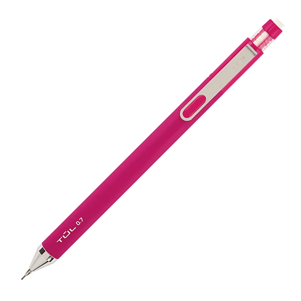 TUL® Mechanical Pencils, 0.7 mm, Pink & Purple Barrels, Pack Of 2 Pencils