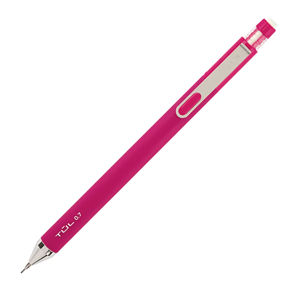 TUL® Mechanical Pencils, 0.7 mm, Teal/Pink Barrels, Pack Of 2 Pencils