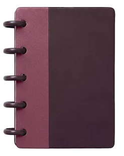 TUL® Mini Discbound Notebook With Soft-Touch Cover, Narrow Ruled, 60 Sheets, 5