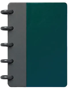 TUL® Mini Discbound Notebook With Soft-Touch Cover, Narrow Ruled, 60 Sheets, 5