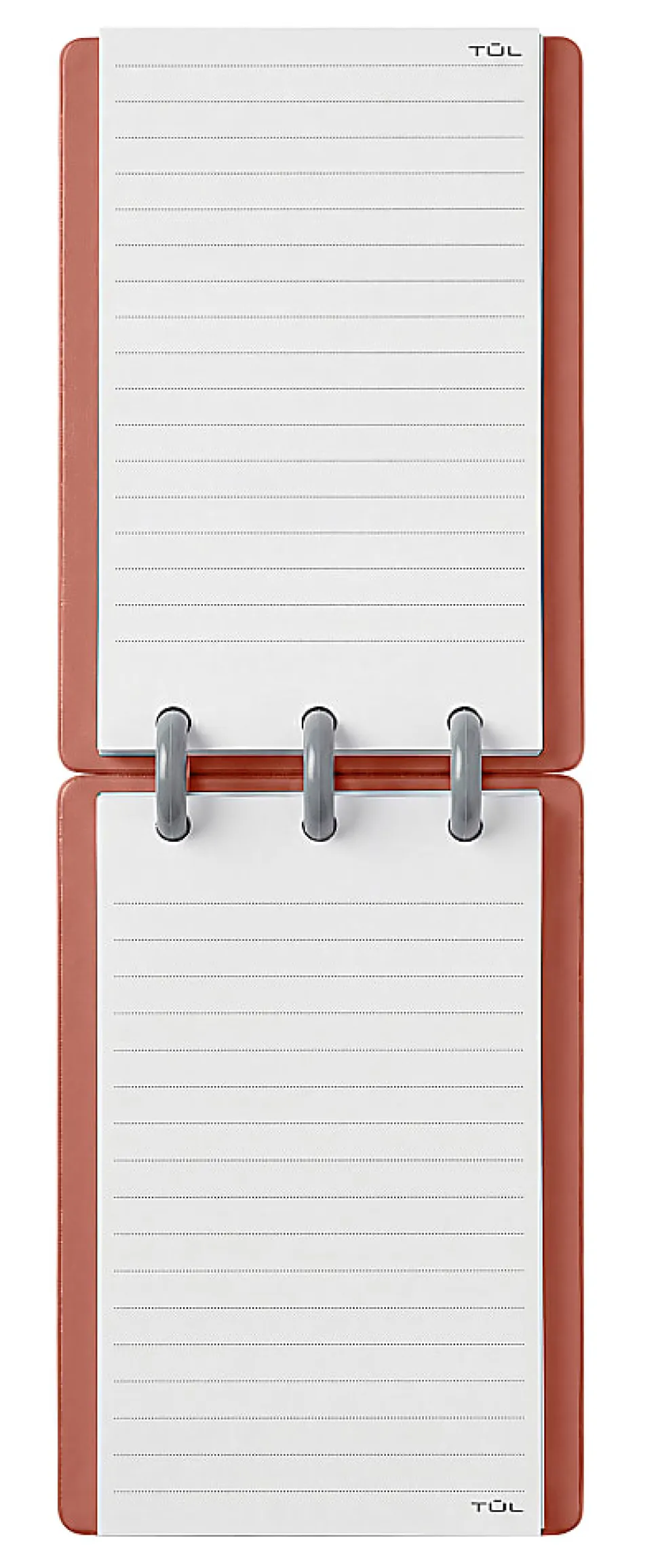 TUL® Mini Steno Discbound Notebook With Soft-Touch Cover, Narrow Ruled, 60 Sheets, 5" x 3-1/2", Pink