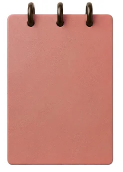 TUL® Mini Steno Discbound Notebook With Soft-Touch Cover, Narrow Ruled, 60 Sheets, 5" x 3-1/2", Pink