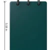 TUL® Mini Steno Discbound Notebook With Soft-Touch Cover, Narrow Ruled, 60 Sheets, 5" x 3-1/2", Turquoise
