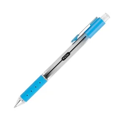 TUL® Retractable Gel Pens, Medium Point, 0.7 mm, Silver Barrel, Assorted Ink, Pack Of 4