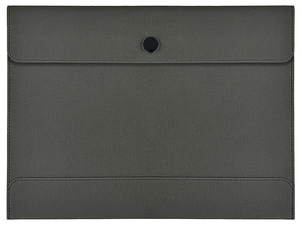 TUL™ Vegan Leather Document Envelope With Snap Closure, Letter Size, Green