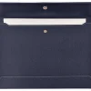 TUL™ Vegan Leather Document Envelope With Snap Closure, Letter Size, Navy