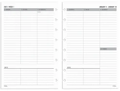 2027 TUL® Weekly Planner Refill Pages Set, Junior Size, January To December, Total Qty 1