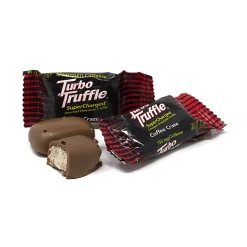 Turbo Truffles Energy Chocolate Coffee Craze Truffles, Pack Of 50 Truffles