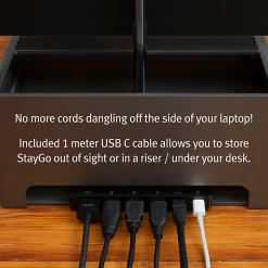 Twelve South StayGo | USB-C Hub - 85 W - USB Type C - 5 x USB Ports - 3 x USB 3.0 - Network (RJ-45) - HDMI - Wired