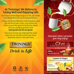Twinings® Chai Tea Bags, 25/Box