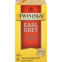 Twinings® Earl Grey Tea Bags, 1.76 oz, 25/Box