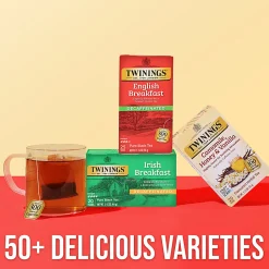 Twinings® English Breakfast Decaf Tea Bags, 25/Box