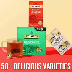 Twinings® English Breakfast Tea Bags, 25/Box