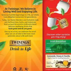 Twinings® English Breakfast Tea Bags, 25/Box