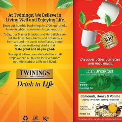 Twinings® English Breakfast Tea Bags, 25/Box