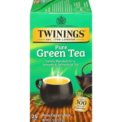 Twinings® Green Tea Bags, 2 Oz, 25/Box